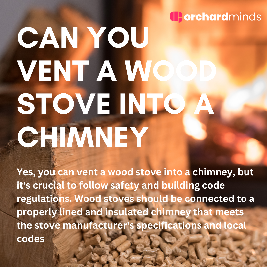 Can you vent a wood stove into a chimney