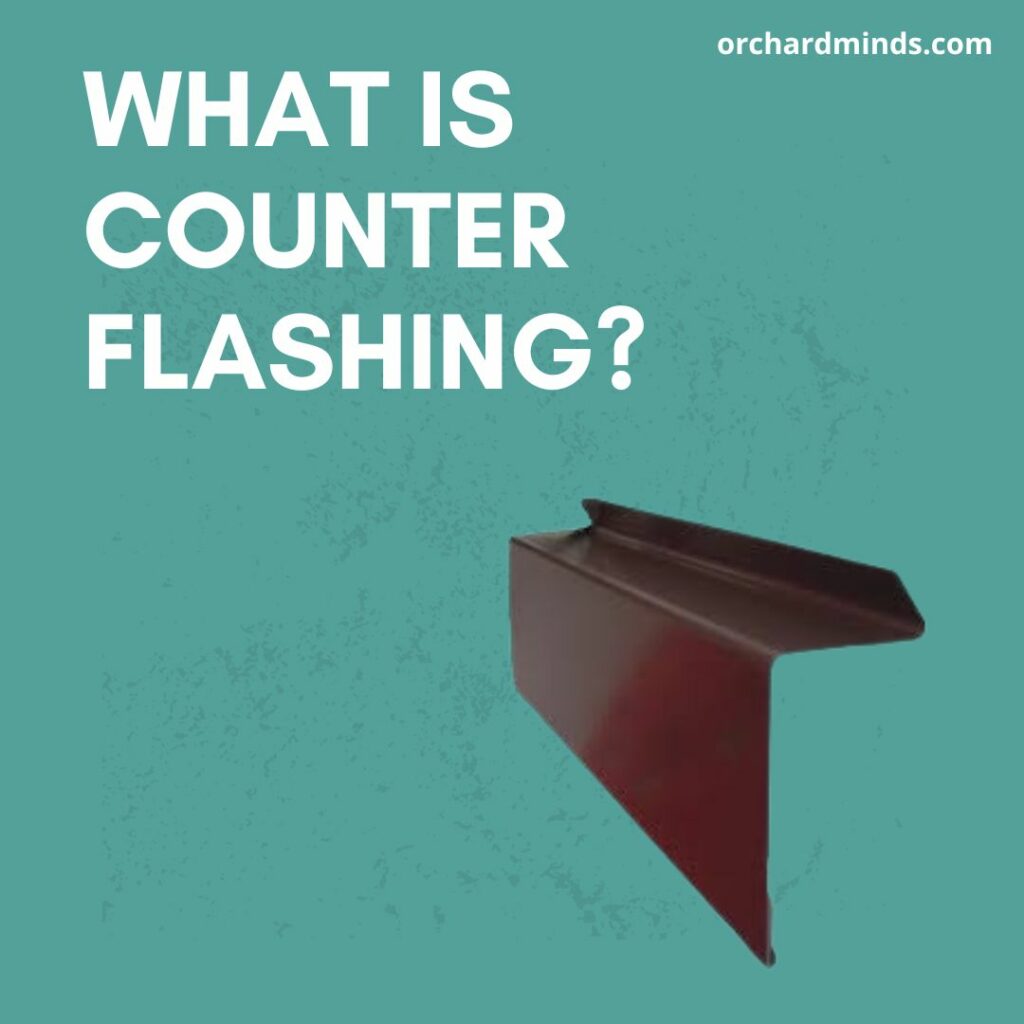 Counter flashing - What is placed around a chimney to prevent leaks