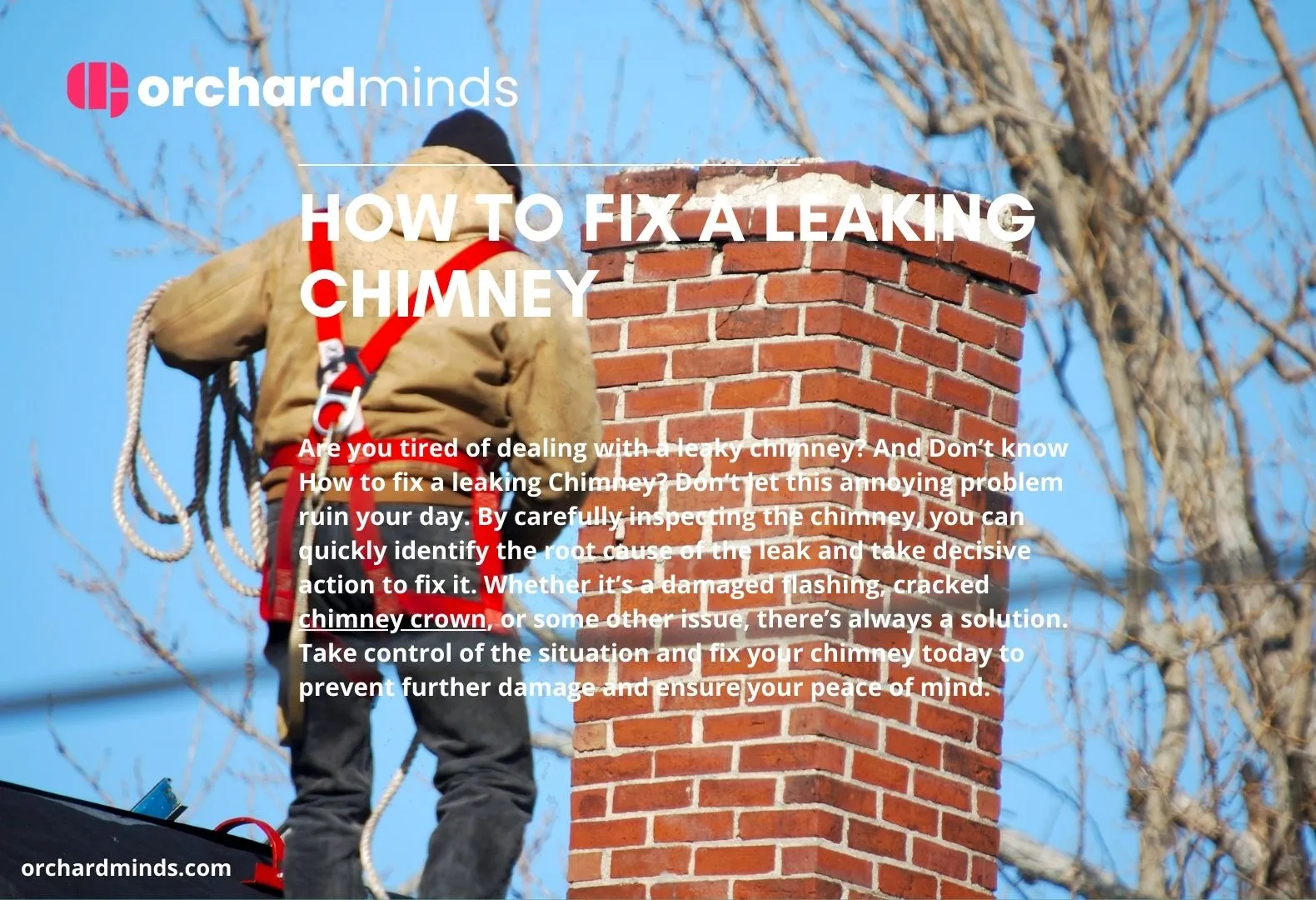 How to fix a leaking chimney