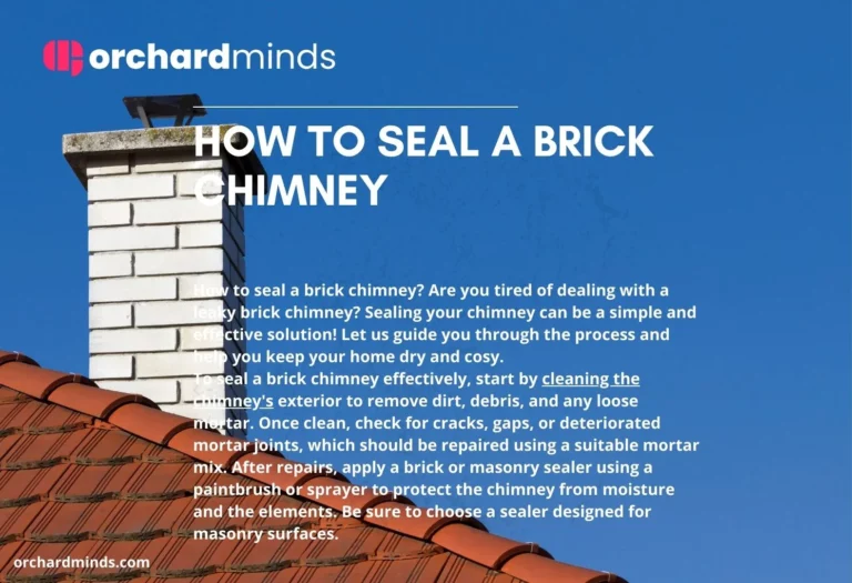 How to seal a brick chimney