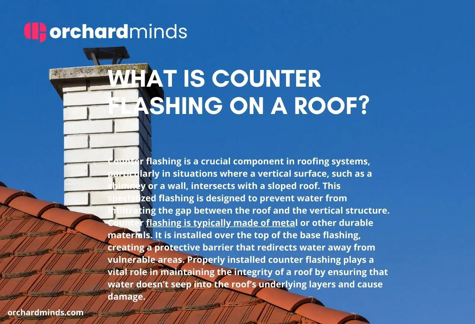 What is counter flashing on a roof